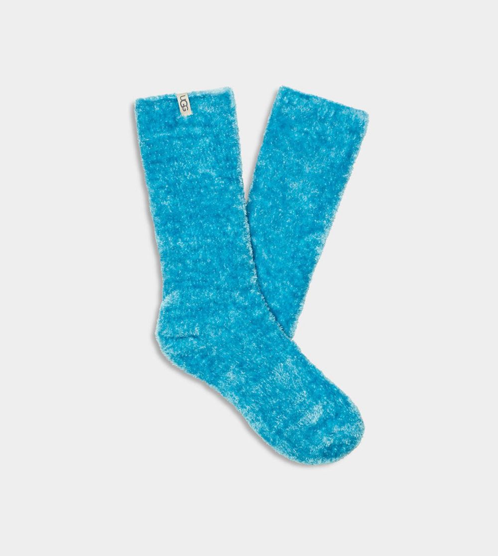 Ugg Sock Mens - Ugg Pride Leda Cozy Blue - 832QOZRXA